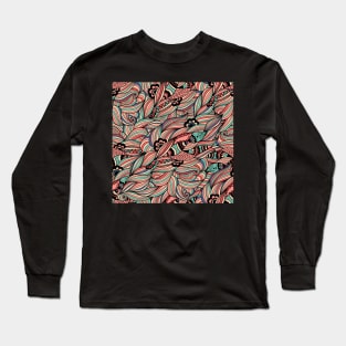 Hand Drawn Flowers | Urban Finery Long Sleeve T-Shirt